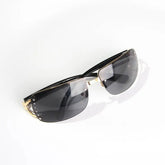 Rimless Rhinestone Sunglasses